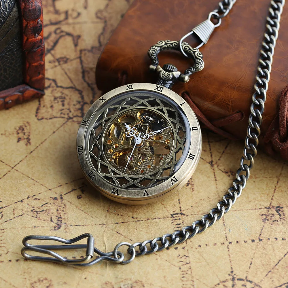 Montre homme de marque cadran squelette mode mécanique automatique étanche bracelet en acier