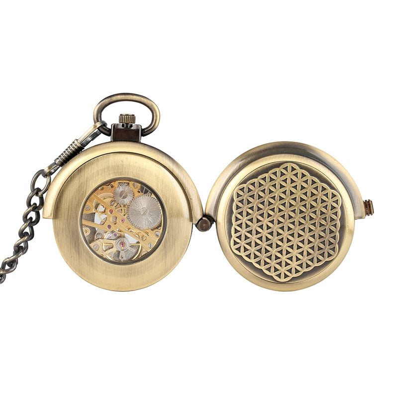 Montre Gousset Bronze Années 1910 - Balancier Cassé, Cadran émaillé - Occasion, Pièce De Collection