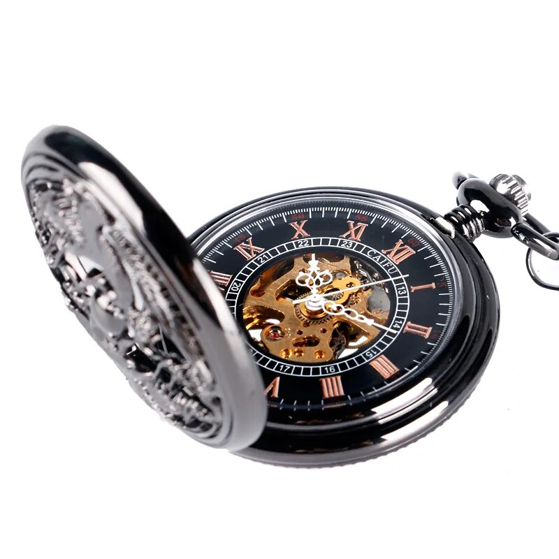Montre De Poche TMISHION Peaky Blinders Style Classique Quartz Avec Chaîne