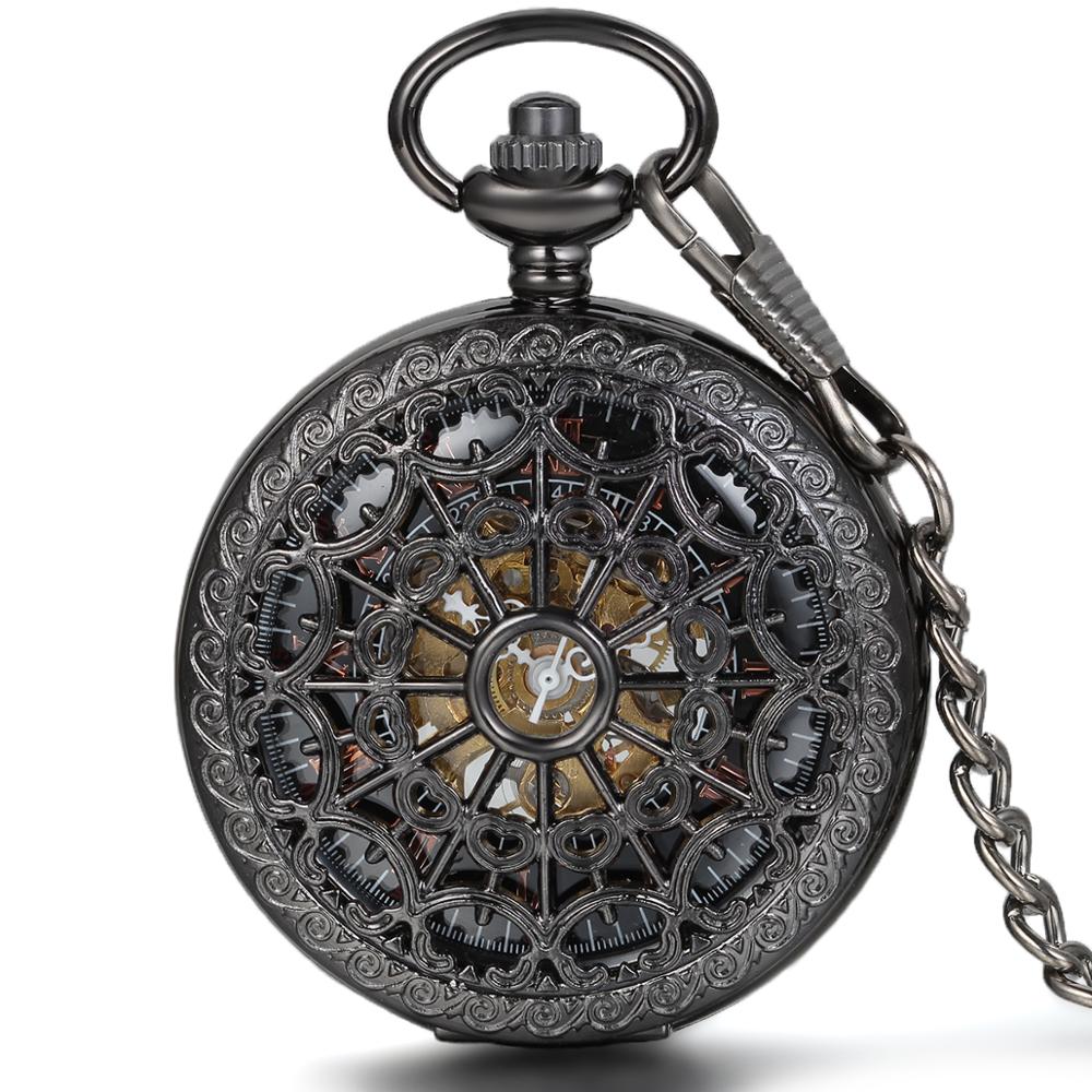 Collier Montre à Gousset Broeck - Sautoir écusson Cuivre - Quartz Vintage
