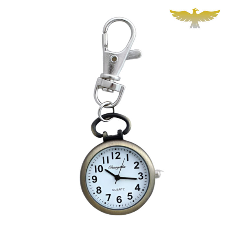 Montre Promotionnelle Sanofi à Quartz - Boîtier Acier 38 Mm - Attache Mousqueton - Occasion