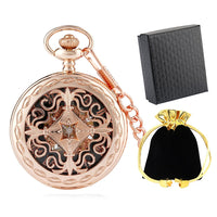 Montre à gousset mécanique Or rose Oriental Mystic - Montre-de-poche-gousset.com Montre à gousset mécanique Or rose Oriental Mystic