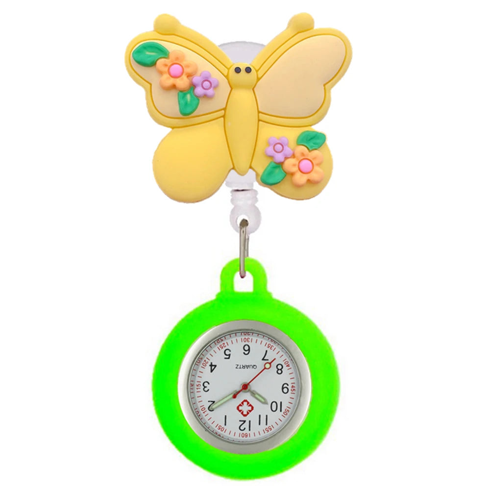 Montre Infirmière Blanche - Mouvement à Quartz, Bracelet Alliage Avec Fermoir Papillon - Épingle Incluse - 2