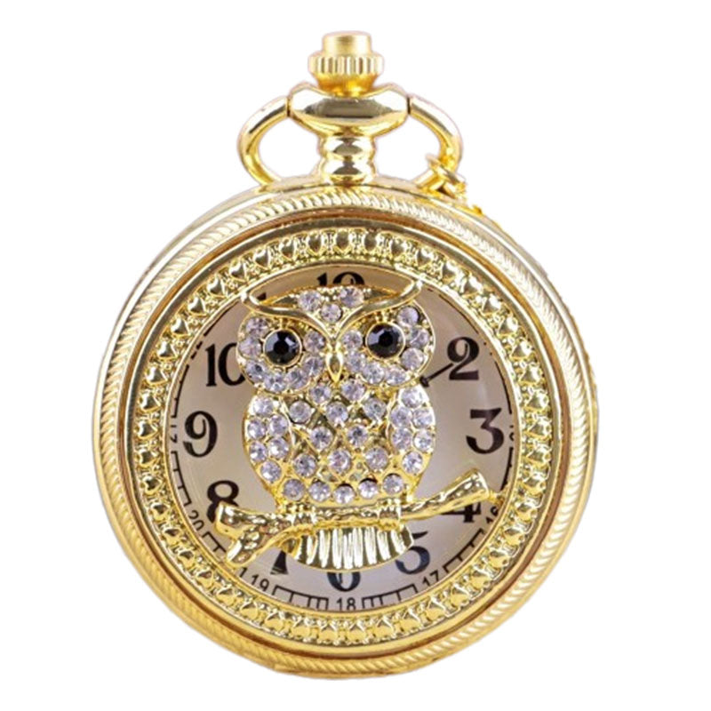 Miniature Montre-pendentif Aurore Boréale Coquille D'ormeau - Plaqué Or - Quartz - Neuf Avec étiquettes - TKC