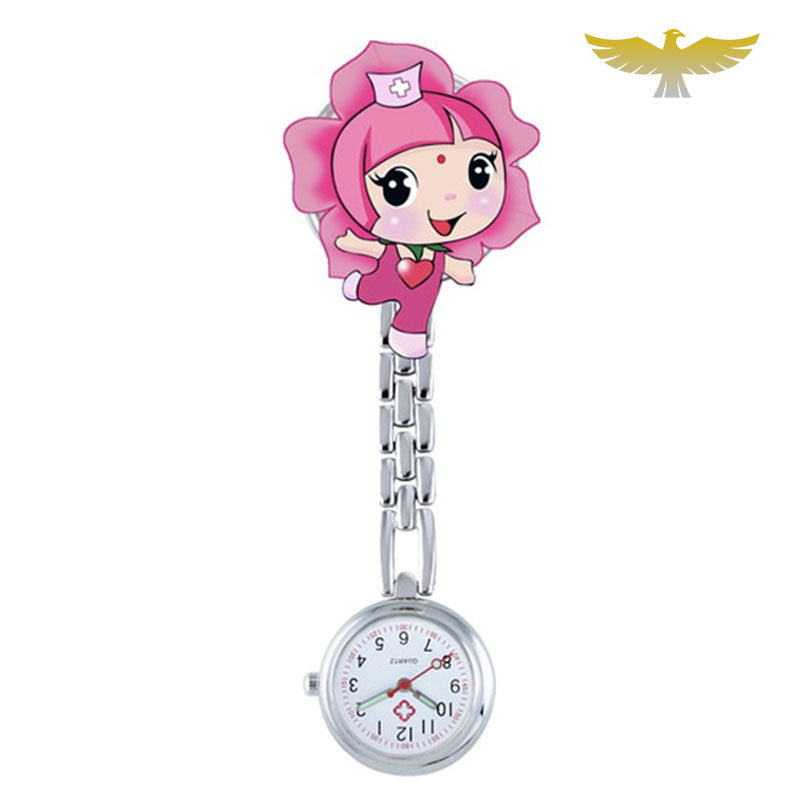 Montre Infirmière Silicone 5/6 Pcs - Montre Poche Quartz Avec Clip Pour Soignants Et Enfants