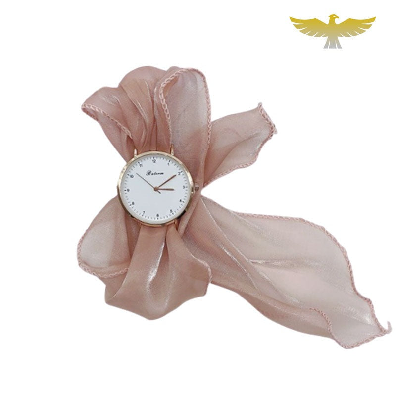 Montre foulard soie hot sale