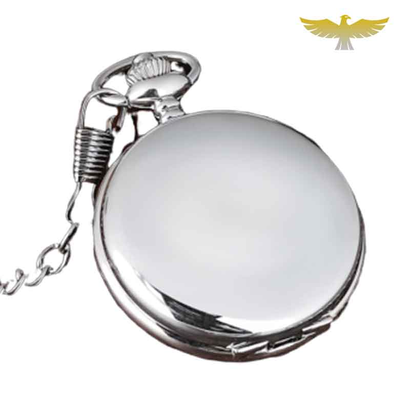 Montre à Gousset Homme En Argent Massif - Cadran émaillé, Chronomètre - Occasion Avec Légers Défauts