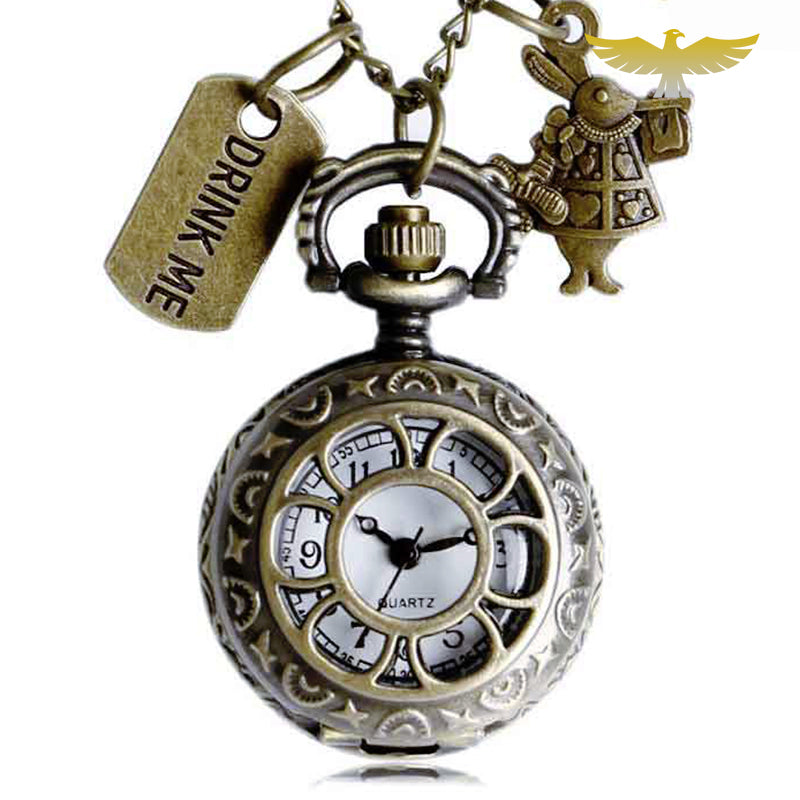 MONTRE A GOUSSET,Style 11--Montre de poche à Quartz Vintage, en Bronze MONTRE A GOUSSET,Style 11--Montre de poche à Quartz Vintage, en Bronze