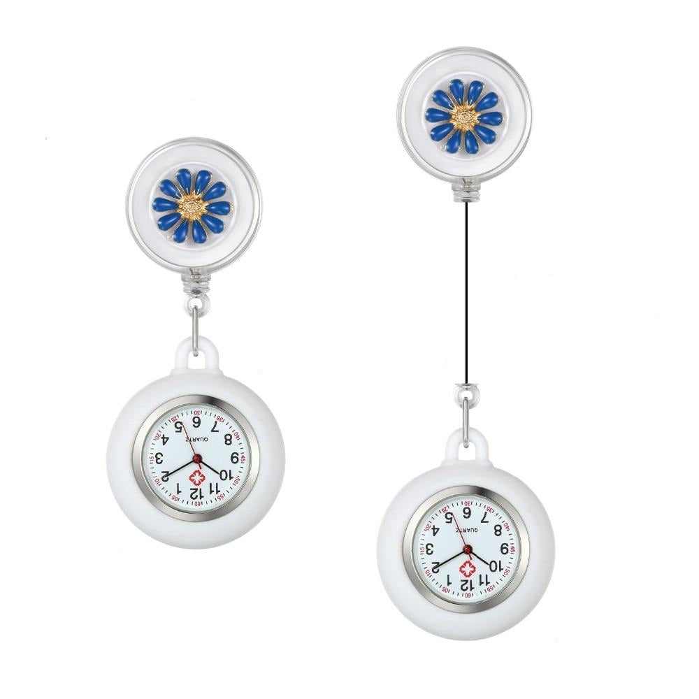 Montre D'infirmière Extensible En Silicone - Design Panda - Taille Unique - Portée Sur Vêtement - 10