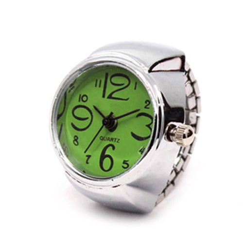 Bague Montre Quartz Noire – Le Gousset Français Bague Montre Quartz Noire – Le Gousset Français