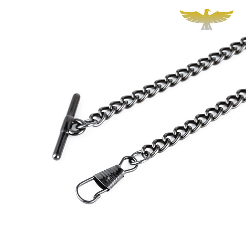 Chaîne De Montre à Gousset Plaqué Or – Longueur 24 Cm Unisexe