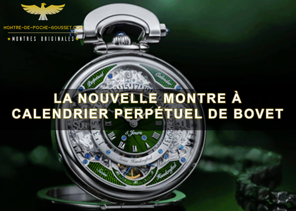 Montre de poche numérique à triple calendrier et phases de lune - C1880 Montre de poche numérique à triple calendrier et phases de lune - C1880