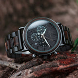 Montre bracelet en bois Chronographe - montre-de-poche-gousset