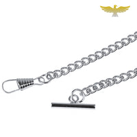 Chaine montre à gousset argent Albert-T 65cm