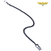 Chaine bronze montre de poche glissière de ceinture