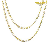 Chaine collier Bronze pour montre à gousset - montre-de-poche-gousset - bronze, chaine collier, gourmette