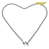 Chaine montre à gousset Albert-T argent