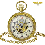 Coffret montre à gousset automatique - montre-de-poche-gousset - automatique, bronze, cadran-ouvert, coffret, mecanique, montre gousset, open-face, Papa, sélection, vintage