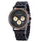 Montre bracelet chronophage en bois GT027-1