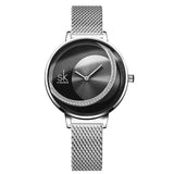 Montre bracelet quartz or rose chic femme