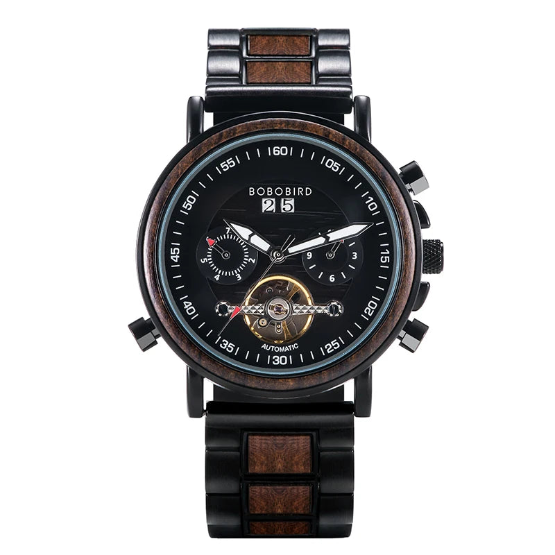 Montres bracelet mécaniques automatiques pour hommes - montre-de-poche-gousset