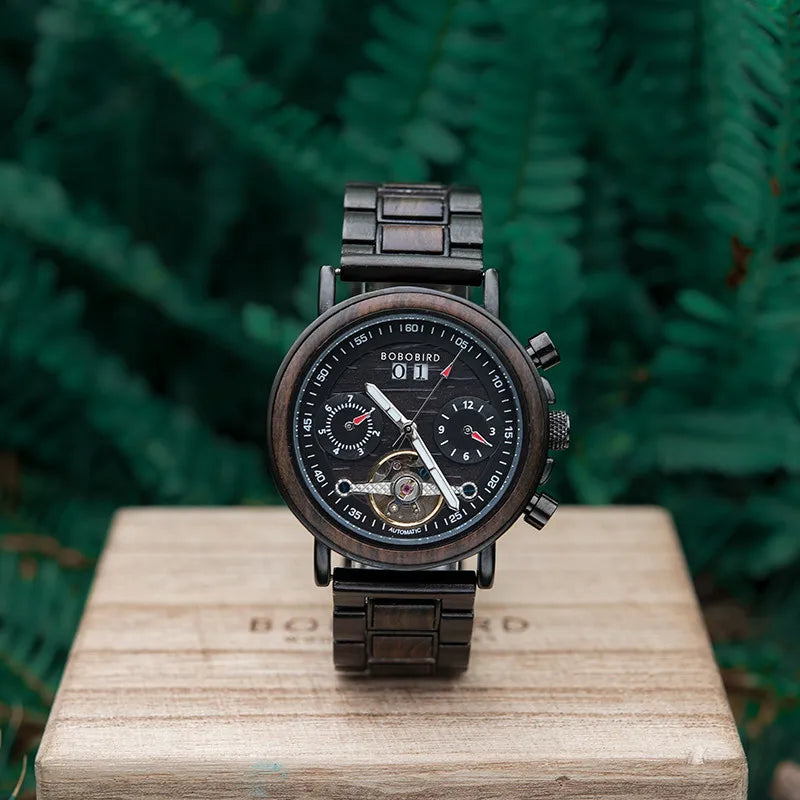 Montres bracelet mécaniques automatiques pour hommes - montre-de-poche-gousset