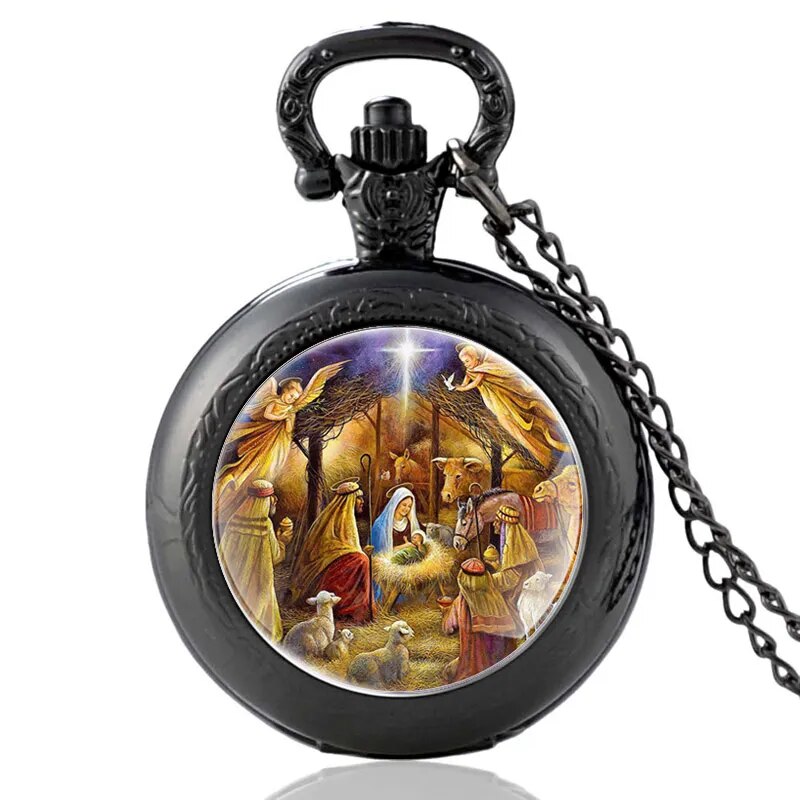 Montre collier naissance de jésus