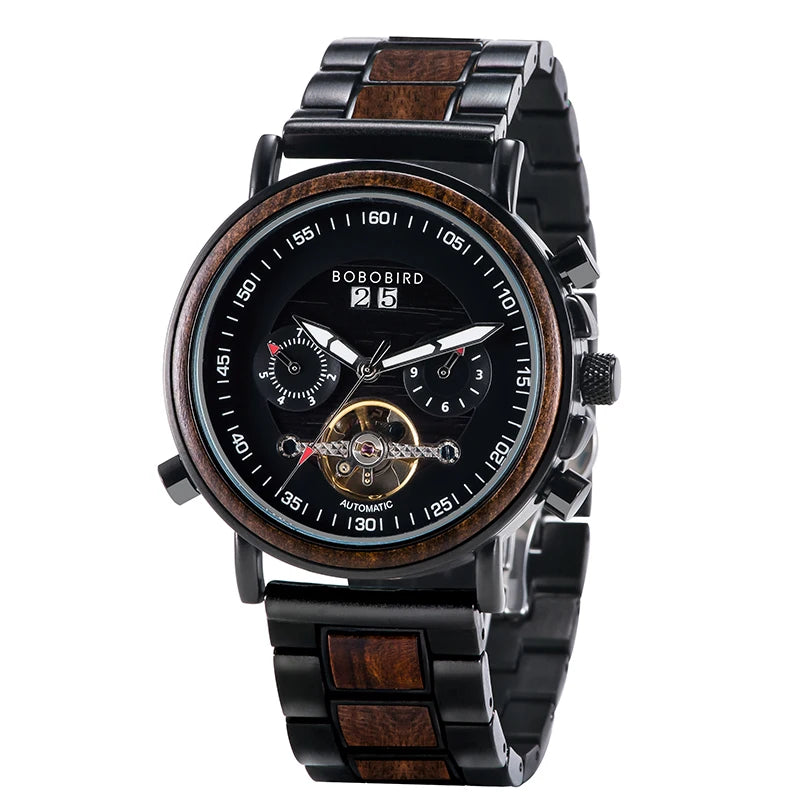 Montres bracelet mécaniques automatiques pour hommes - montre-de-poche-gousset