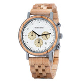 Montre bracelet chronophage en bois - montre-de-poche-gousset