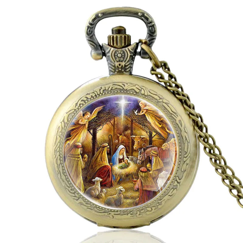 Montre collier naissance de jésus