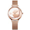 Montre bracelet quartz or rose chic femme rosegoldband