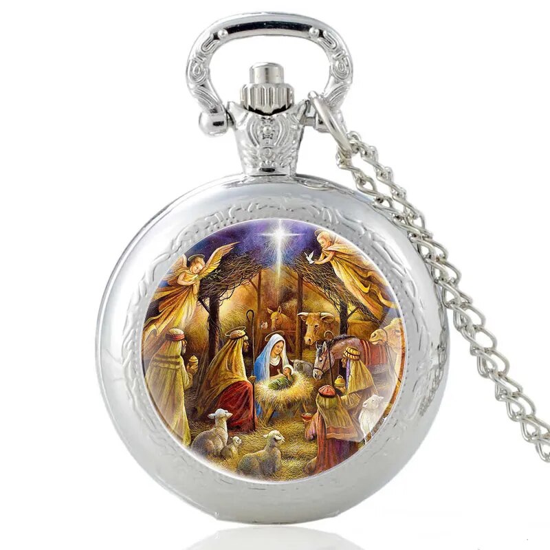 Montre collier naissance de jésus