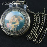 Montre Gousset Mécanique Vintage Bronze Chiffres Romains - montre-de-poche-gousset