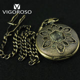 Montre Gousset Bronze Mécanique au Cœur Apparent - montre-de-poche-gousset