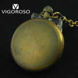 Montre Gousset Mécanique Vintage Cuivre Pur - montre-de-poche-gousset