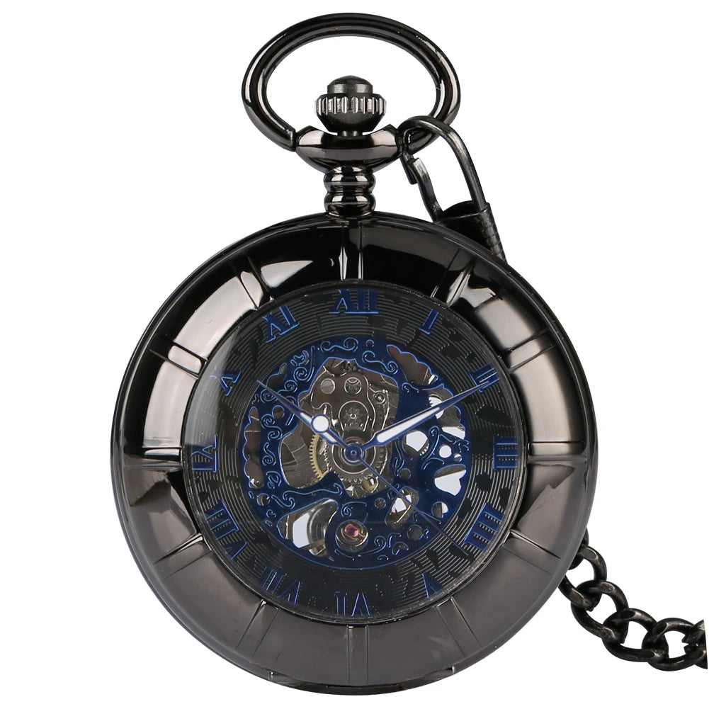 Montre de poche mécanique Blue Venom