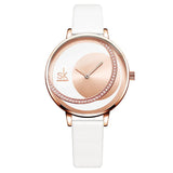 Montre bracelet quartz or rose chic femme