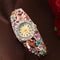 Montre bracelet fleur et diamant Multicolor