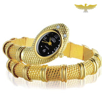 Montre bracelet or serpent