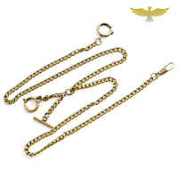 Chaine de montre à gousset Bronze Albert-t double anneau