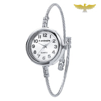 Montre bracelet argent femme chic à quartz