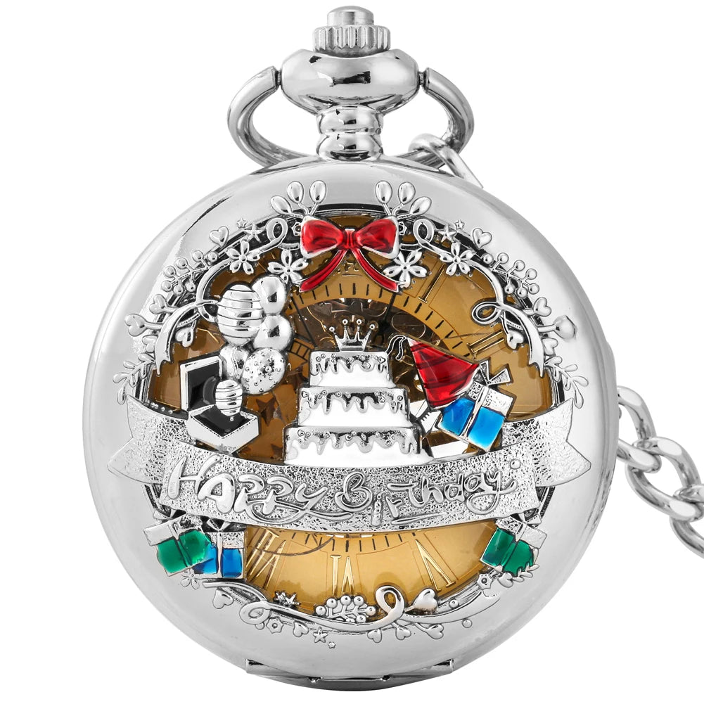Montre gousset musicale avec horloge - montre-de-poche-gousset