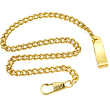 Chaîne Gousset Classique Élégance Or Jaune Poli Miroir - montre-de-poche-gousset