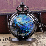 Montre collier à quartz Royal Blue