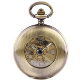 Coffret montre à gousset mécanique rétro bronze