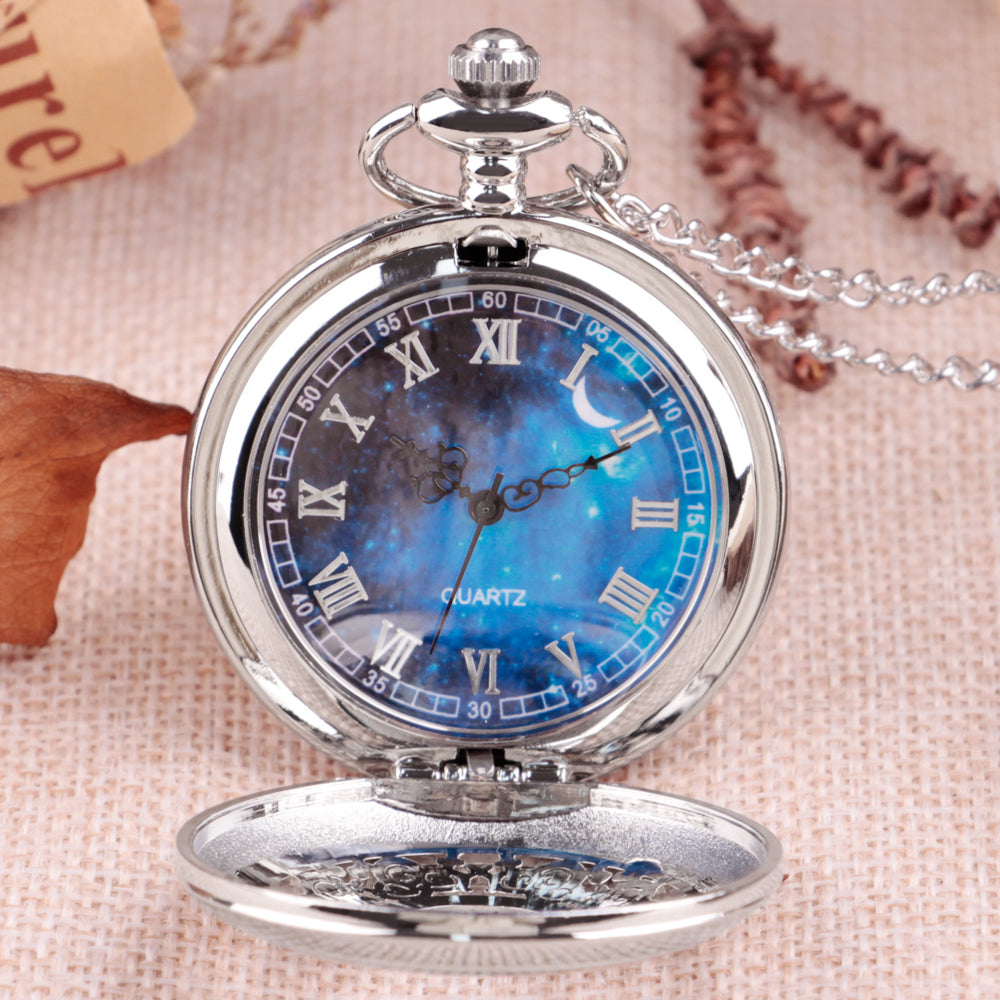 Montre collier Romantic Royal Blue