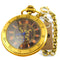Montre Gousset Mécanique Cuivre Antique Chiffres Romains Copper