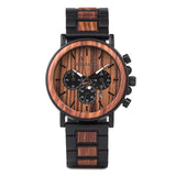 Montre bracelet en bois Chronographe - montre-de-poche-gousset