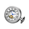Montre a gousset mécanique Heart Moon Silver