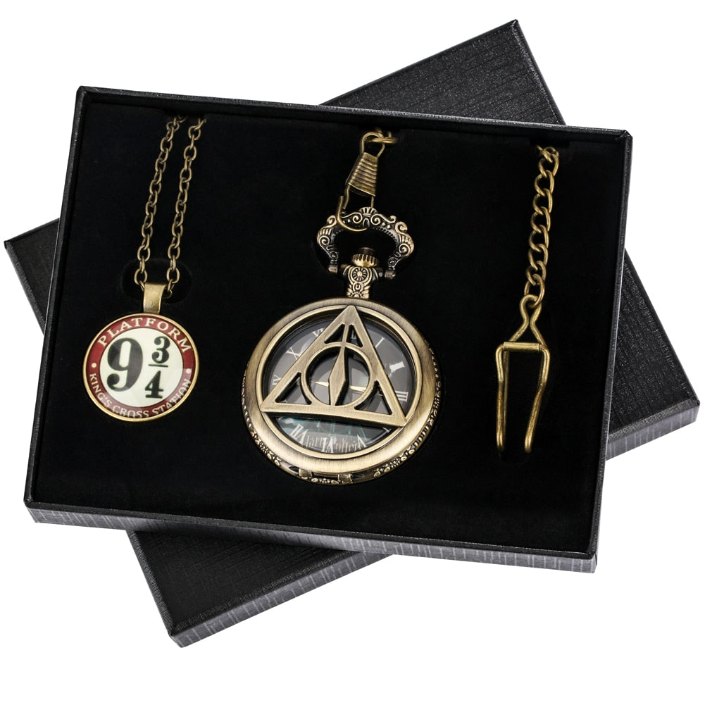 Coffret montre à gousset quartz Harry Potter